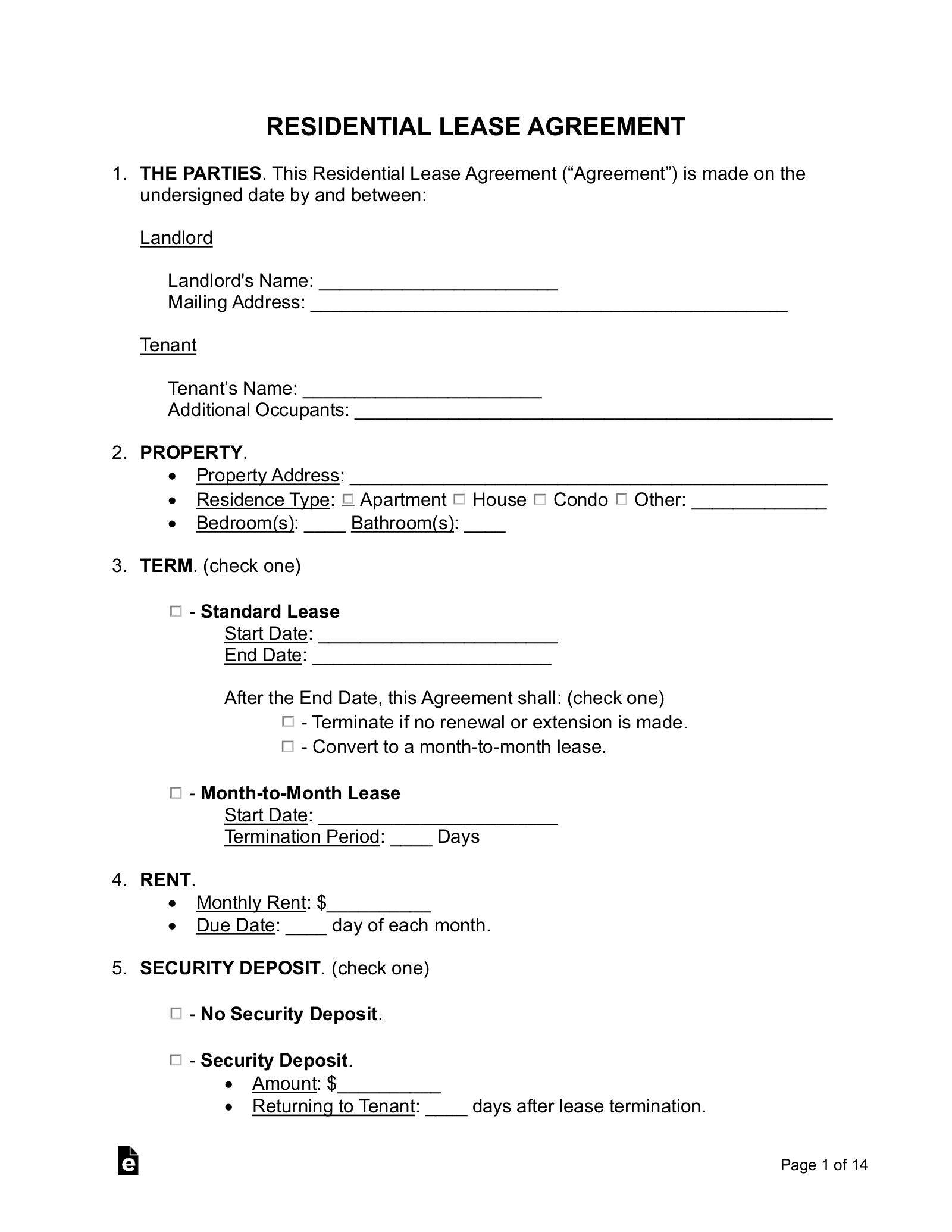 Free Printable Hunting Lease Agreement Template Free Printable Hunting Lease Agreement Template