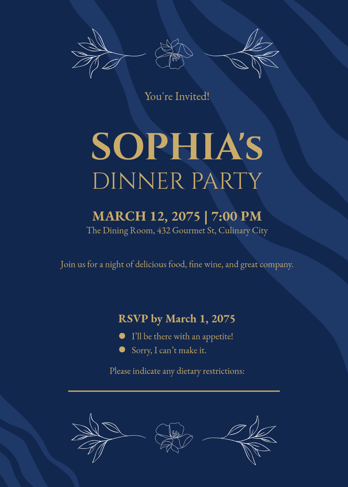 Free Rsvp Card Invitation Templates Editable And Printable