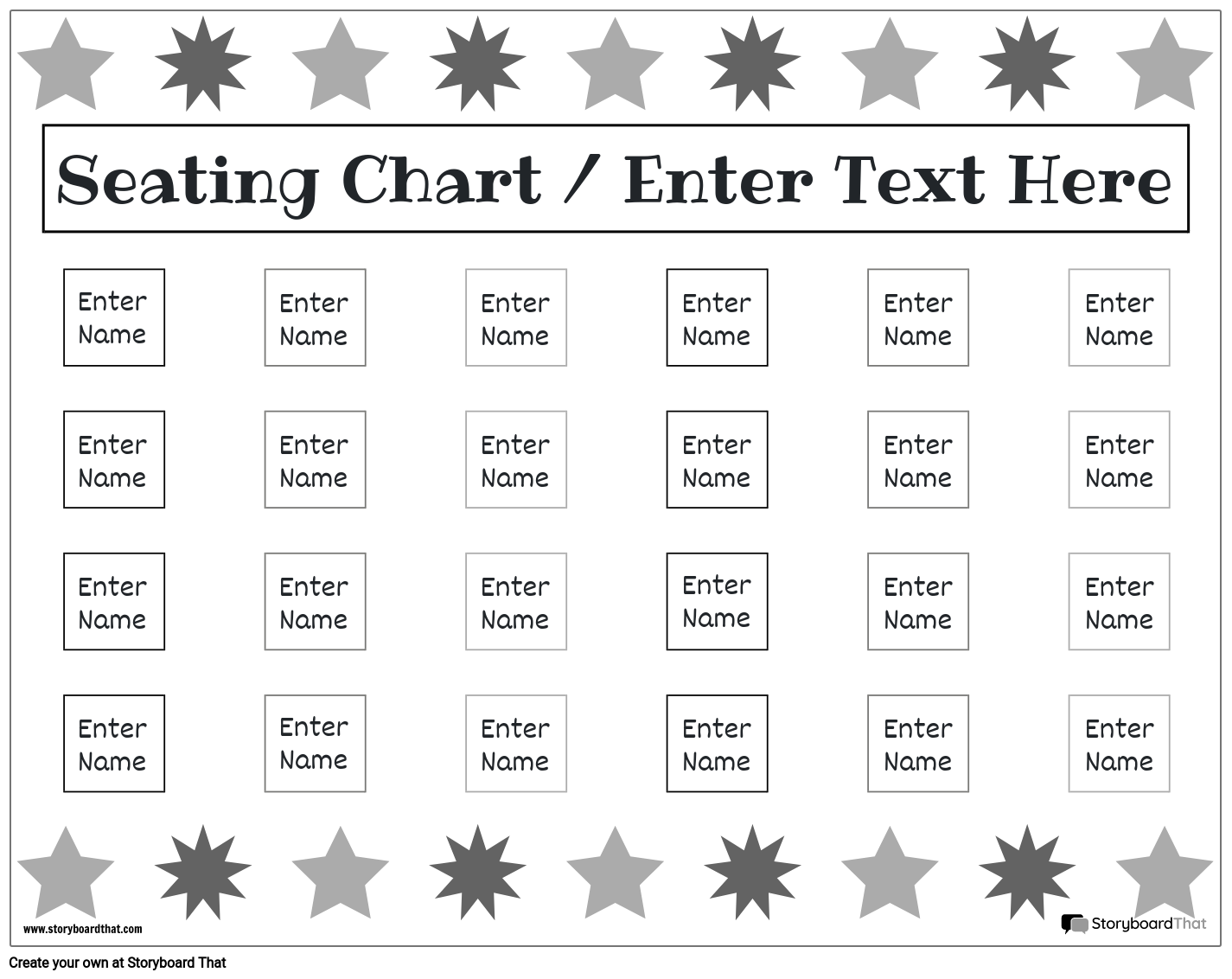 Free Seating Chart Templates Chart Maker For The Classroom