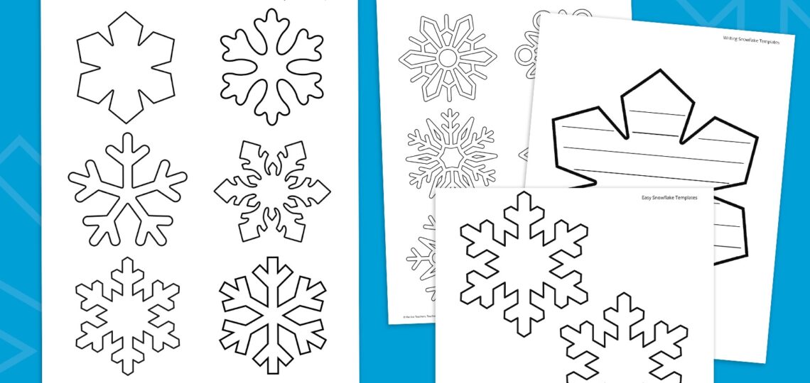 Free Snowflake Template Printable Bundle