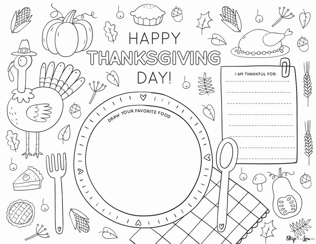 Free Thanksgiving Printables Skip To My Lou