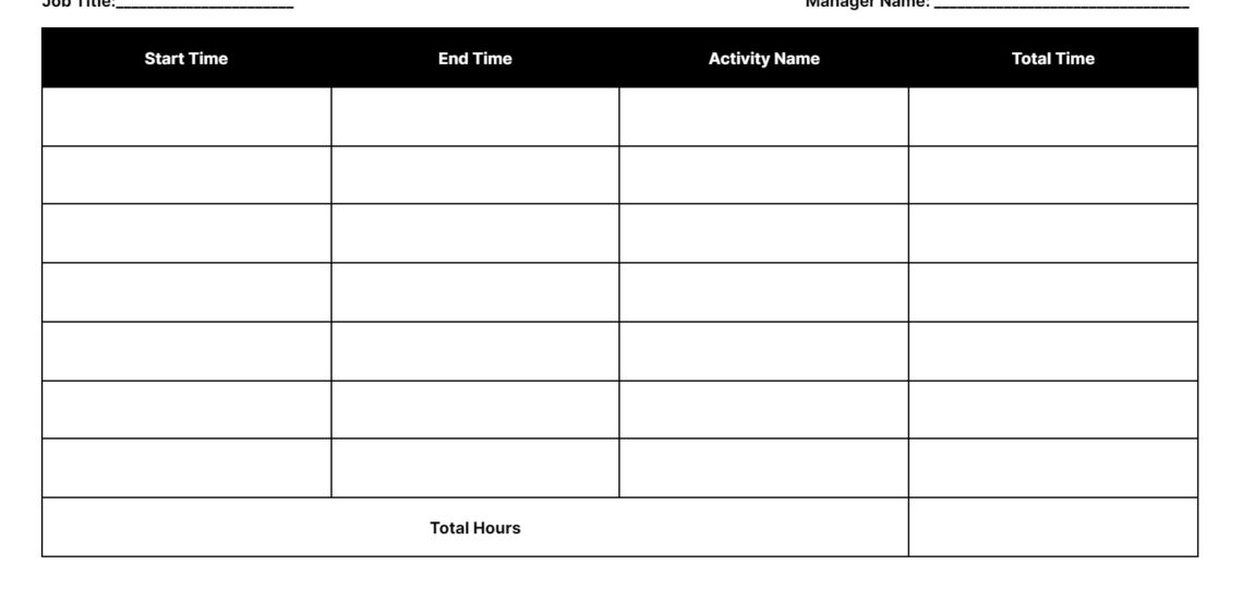 Free Timesheet Templates Download Daily Weekly And Monthly Time Sheets