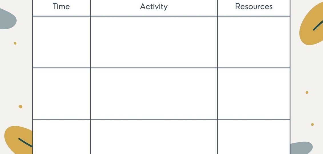 Free To Print Preschool Weekly Lesson Plan Templates Canva