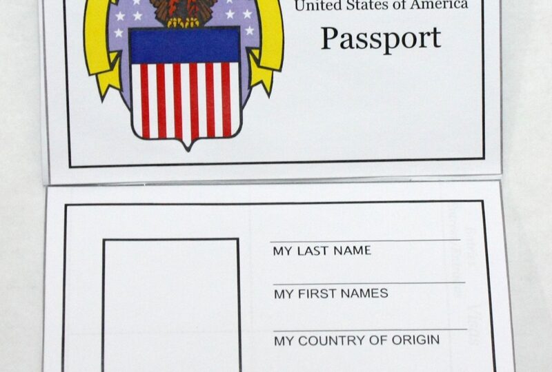 Free Travel Printables For Kids Pretend Passport