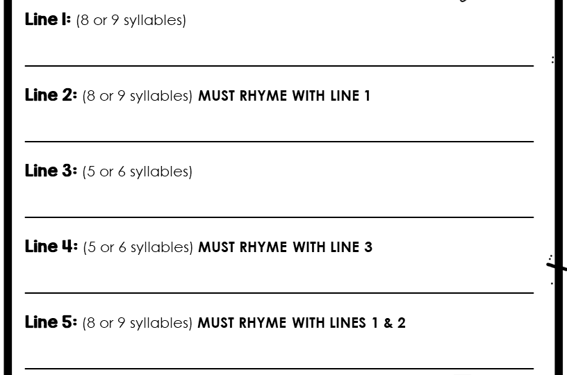 FREE Writing Limericks St Patrick s Day Writing Poetry Activity