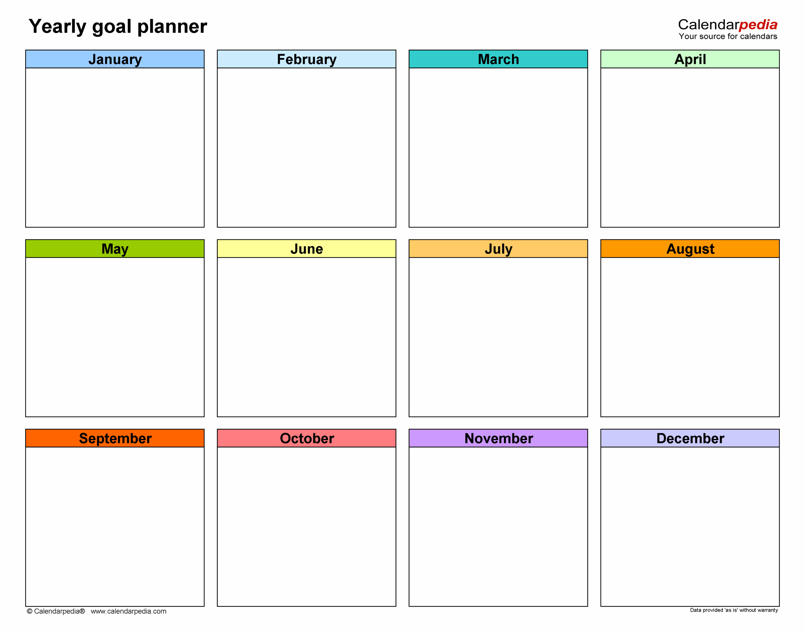 Free Yearly Planners In PDF Format 36 Templates Free Yearly Planners In PDF Format 36 Templates