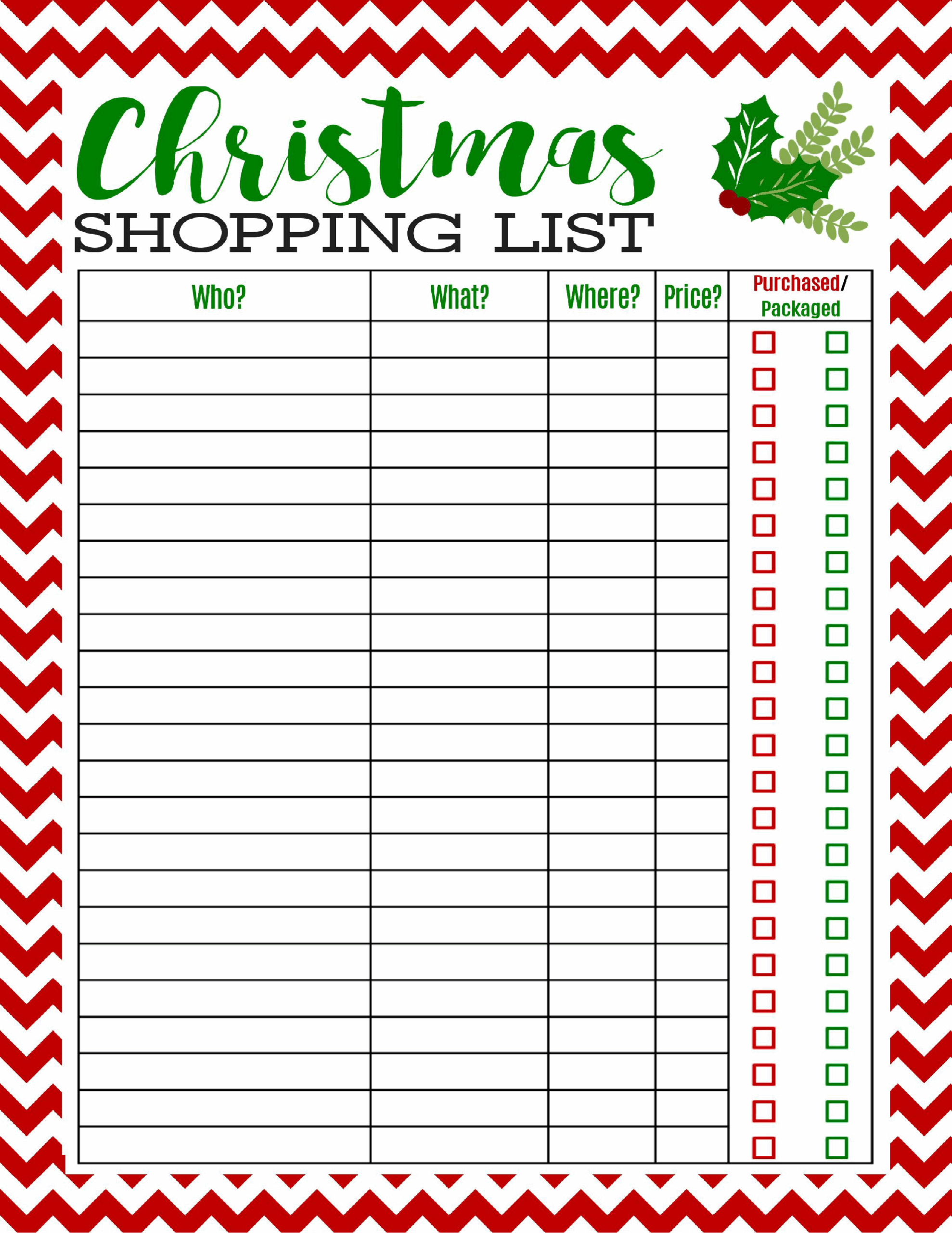 Freebie Printable Christmas Shopping List Mom 4 Real Freebie Printable Christmas Shopping List Mom 4 Real