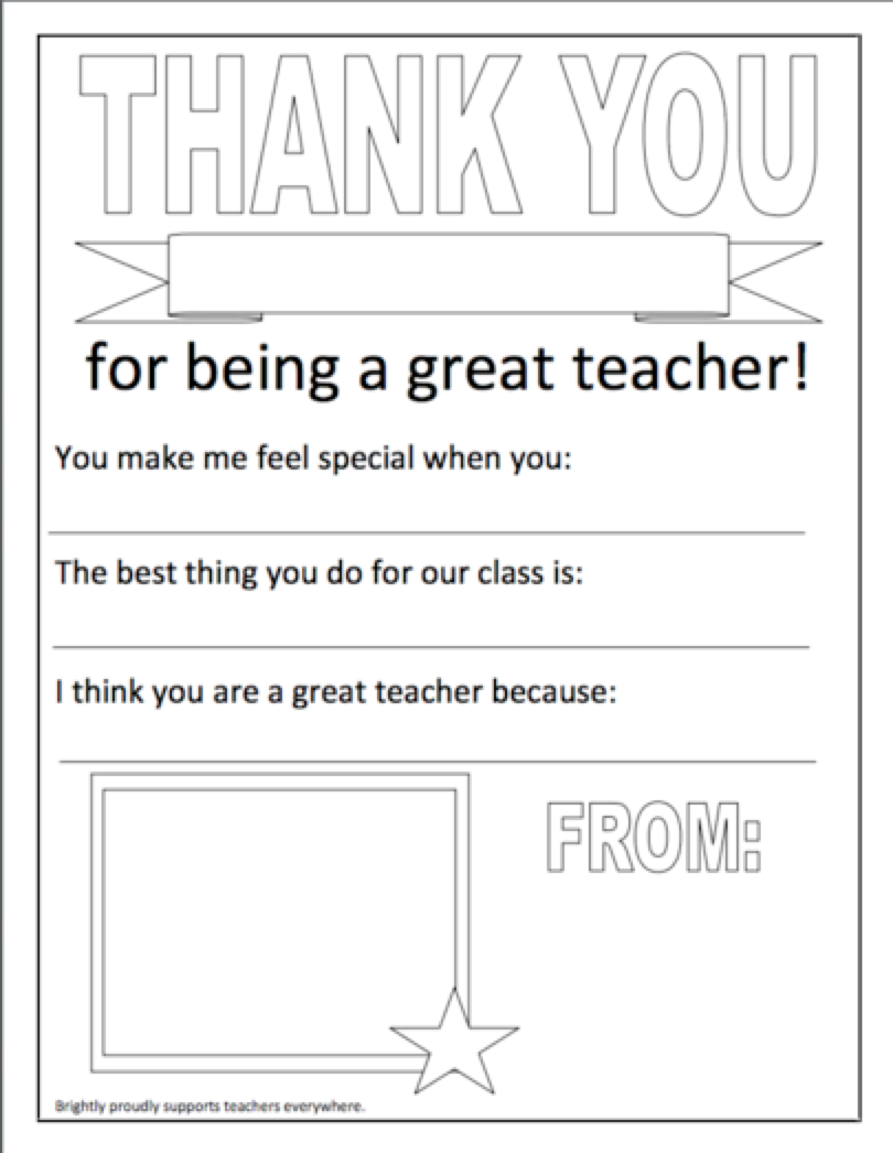 Free Printable Teacher Appreciation Free Printable Teacher Appreciation