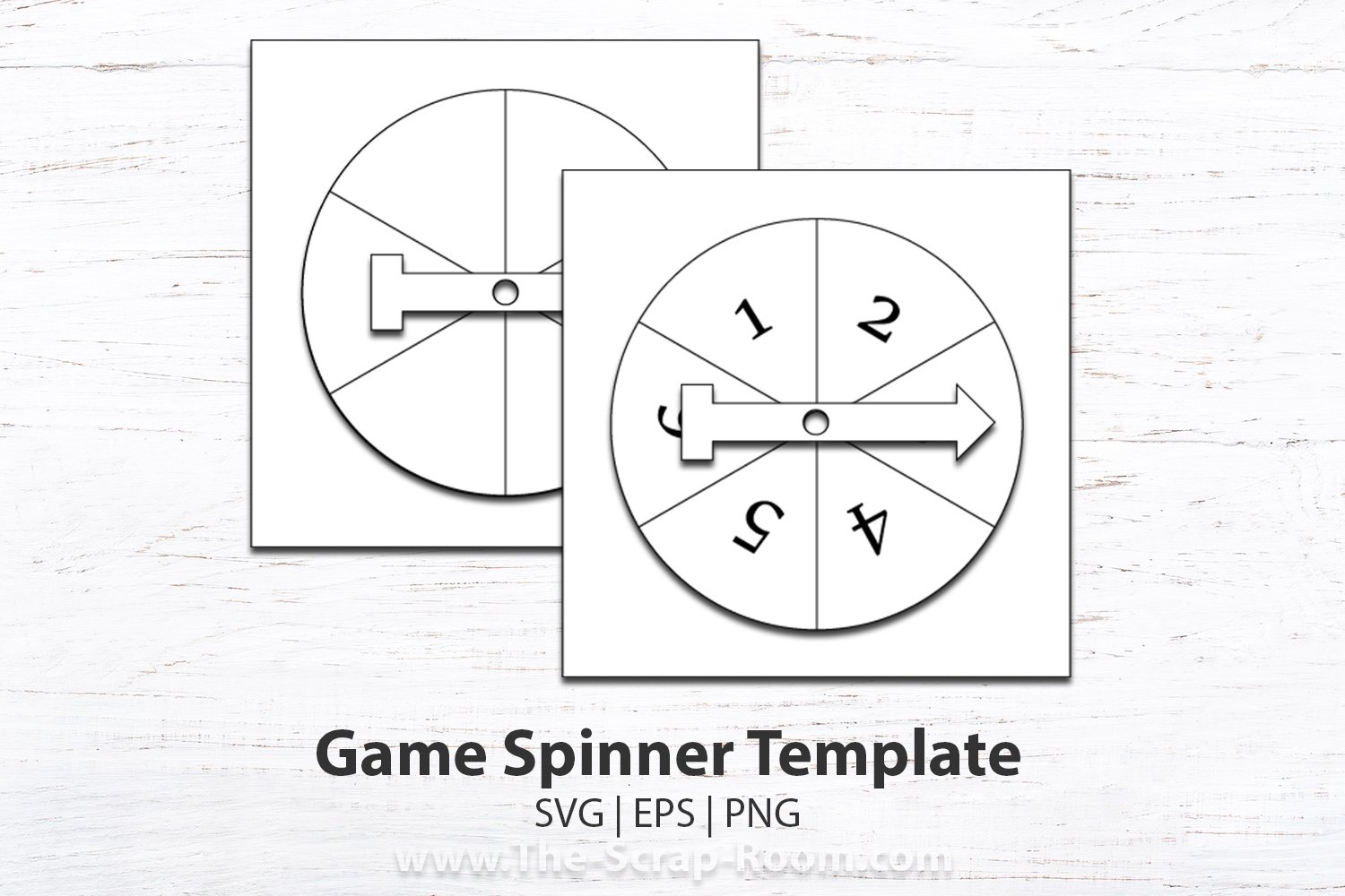 Game Spinner Wheel Template Blank Spinner