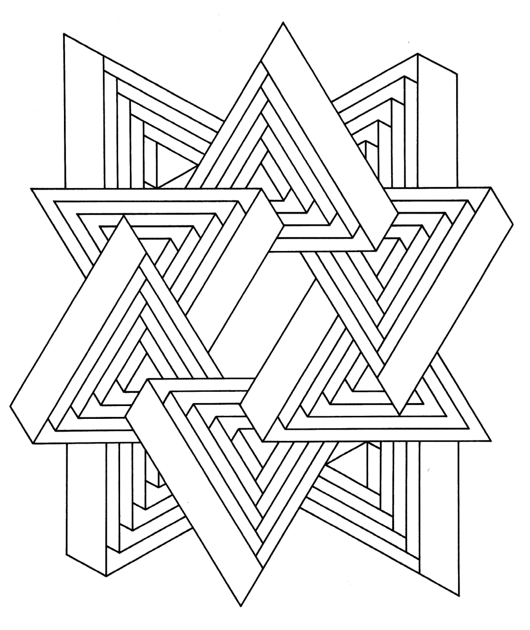Geometric Coloring Pages Printable For Free Download Geometric Coloring Pages Printable For Free Download