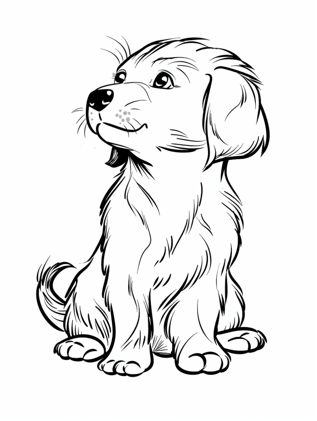 Free Printable Coloring Pages Puppies