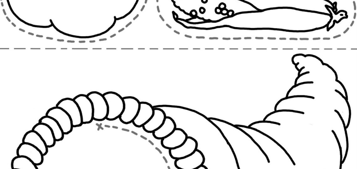 Give Your Octopus A Paintbrush or 8 Cut And Paste Cornucopia