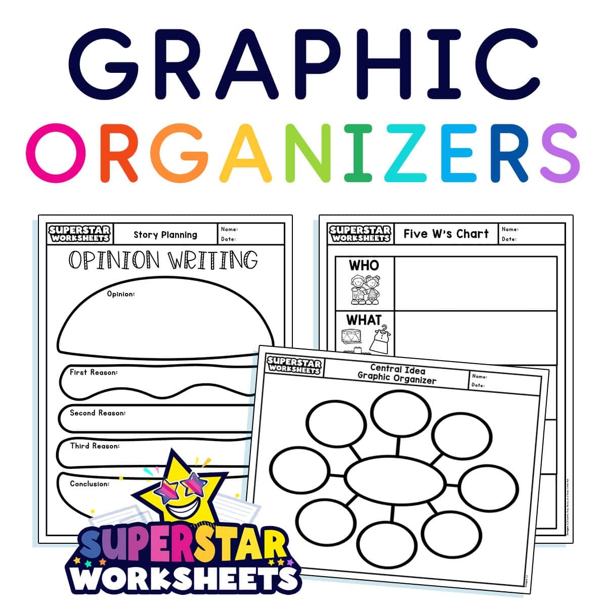 Graphic Organizers Superstar Worksheets