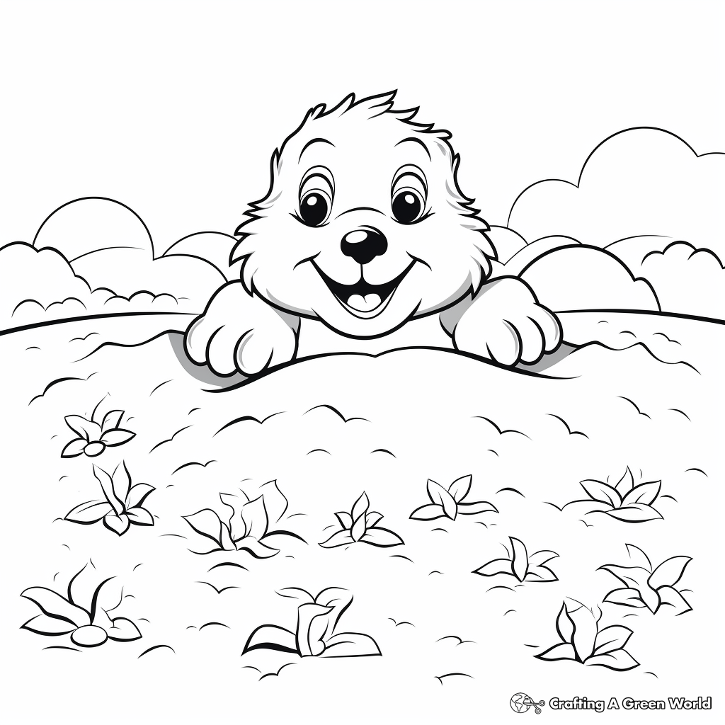 Groundhog Day Coloring Pages Free U0026 Printable Groundhog Day Coloring Pages Free U0026 Printable
