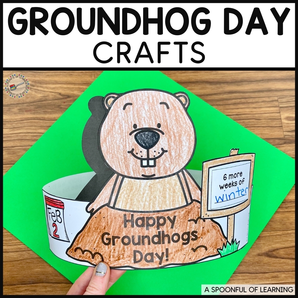 Groundhog Day Crafts For Kindergarten A Spoonful Of Learning