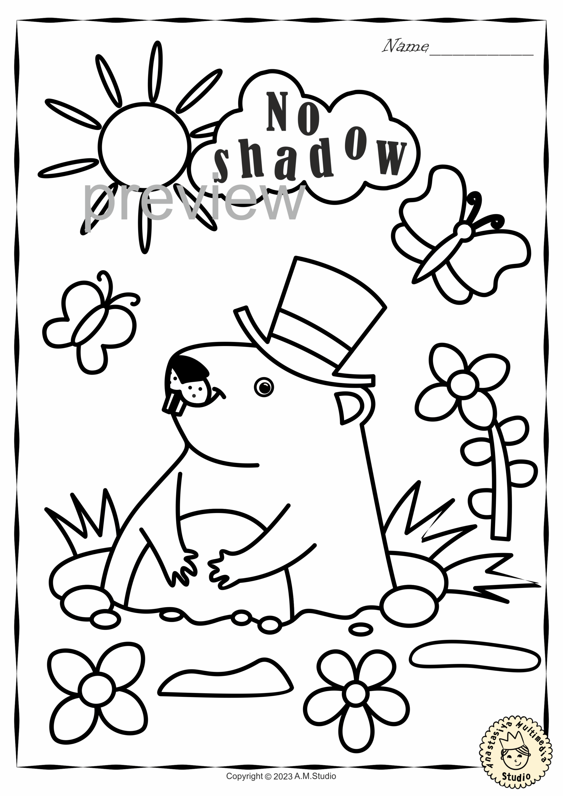 Groundhog Day Printable Coloring Pages For Children Worksheets Library Groundhog Day Printable Coloring Pages For Children Worksheets Library