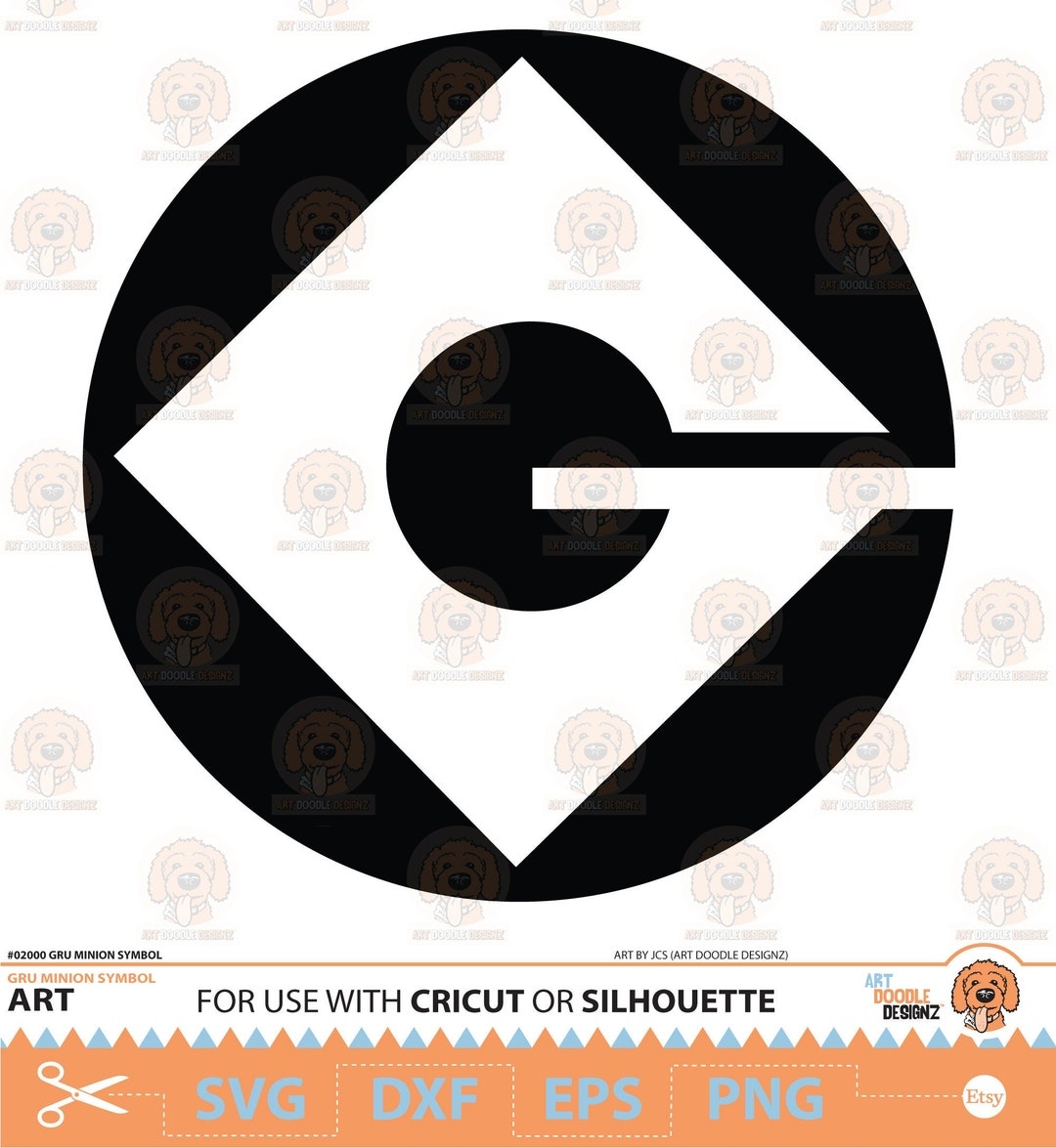 Gru Minion Symbol SVG Bib Overalls Cricut Cut Layered Files Halloween Iron On Digital Download Only Silhouette Eps Png Dxf Etsy Australia