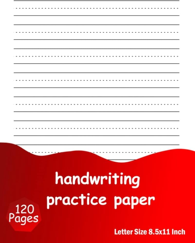 Free Printable Blank Handwriting Paper