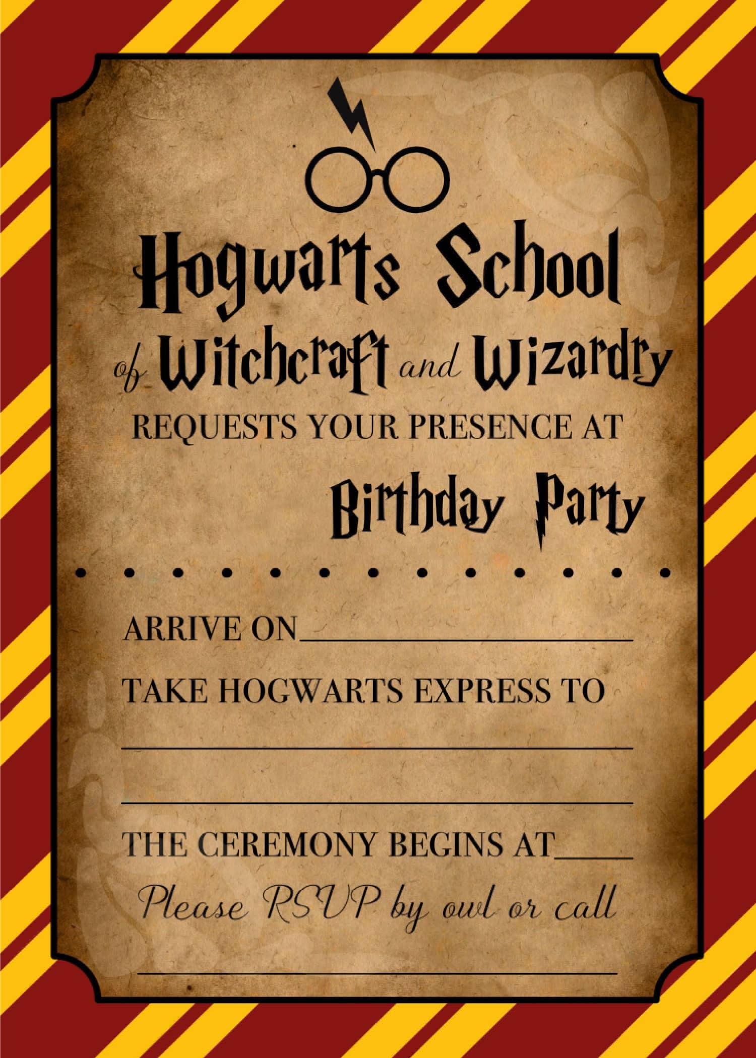Harry Potter Invitations free Printables Fun Money Mom Harry Potter Invitations free Printables Fun Money Mom