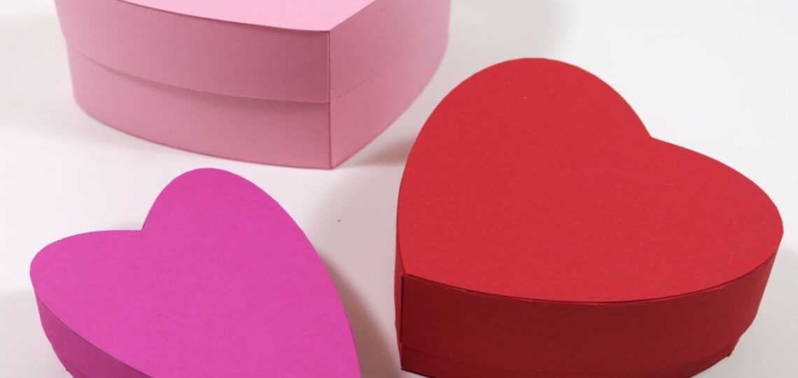 Heart Shaped Box Templatemaker