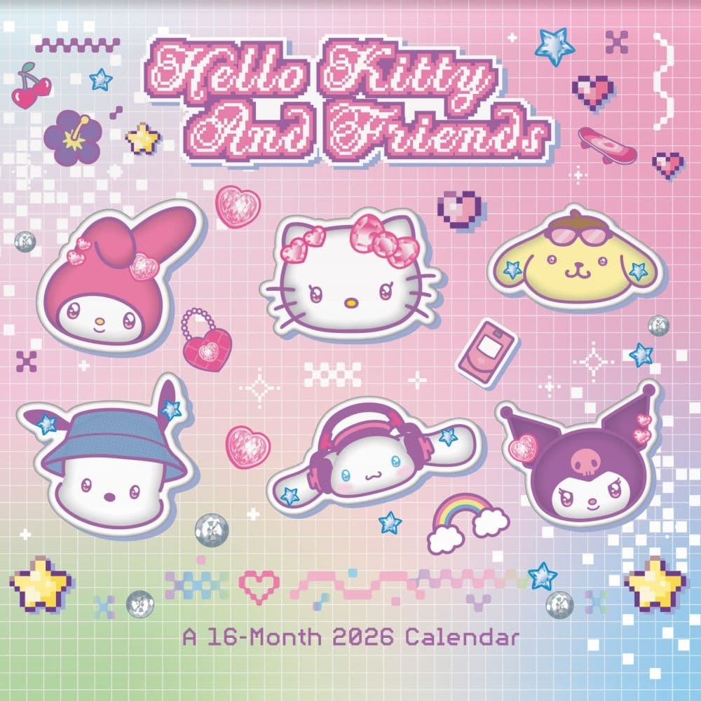 Hello Kitty 2026 Mini Wall Calendar