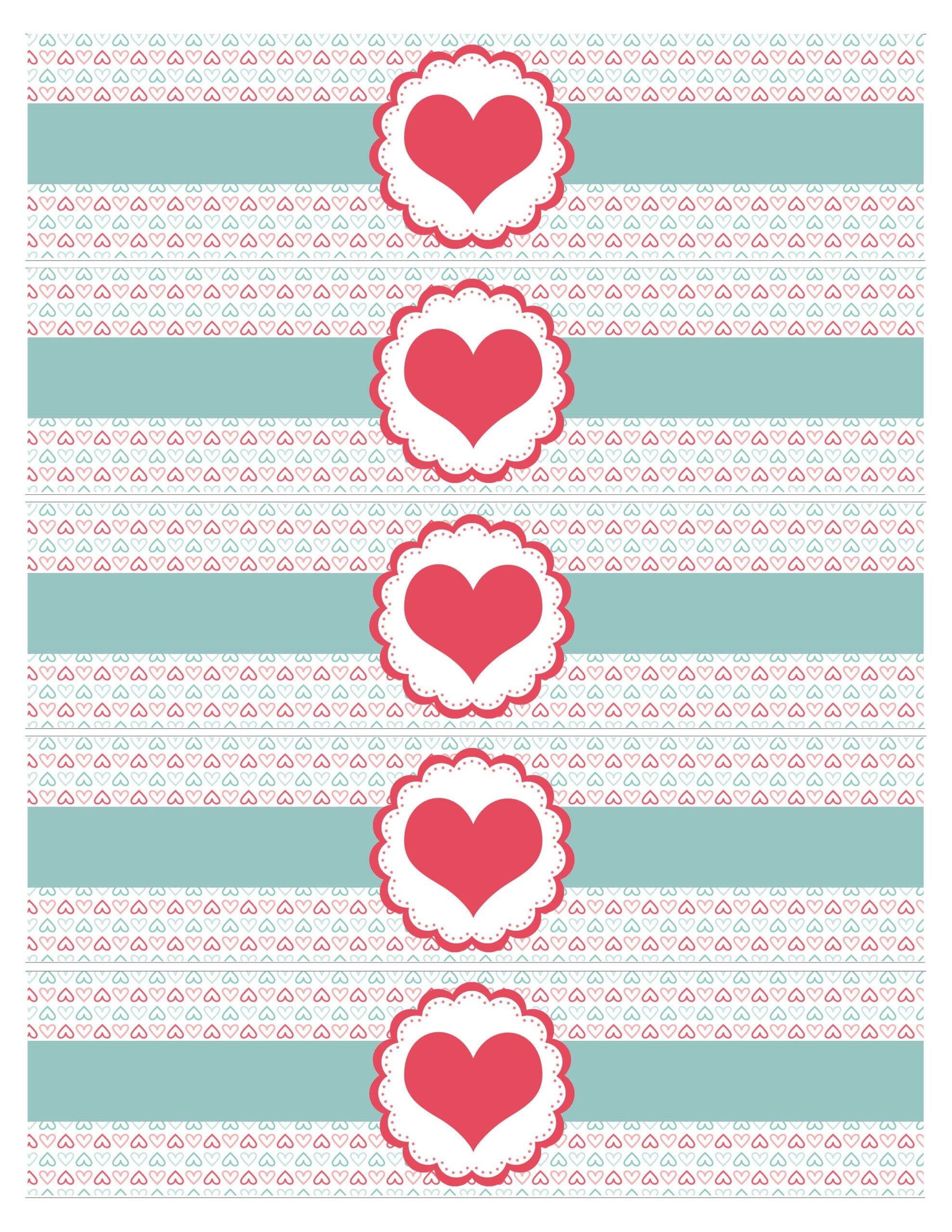 Valentine Labels Free Printable