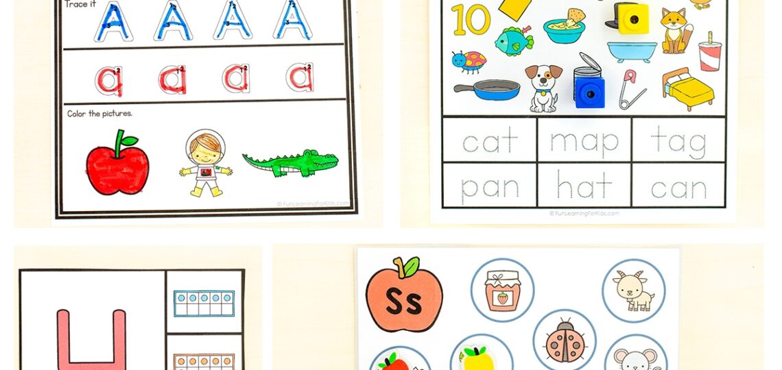 Homeschool Printables For Kindergarten