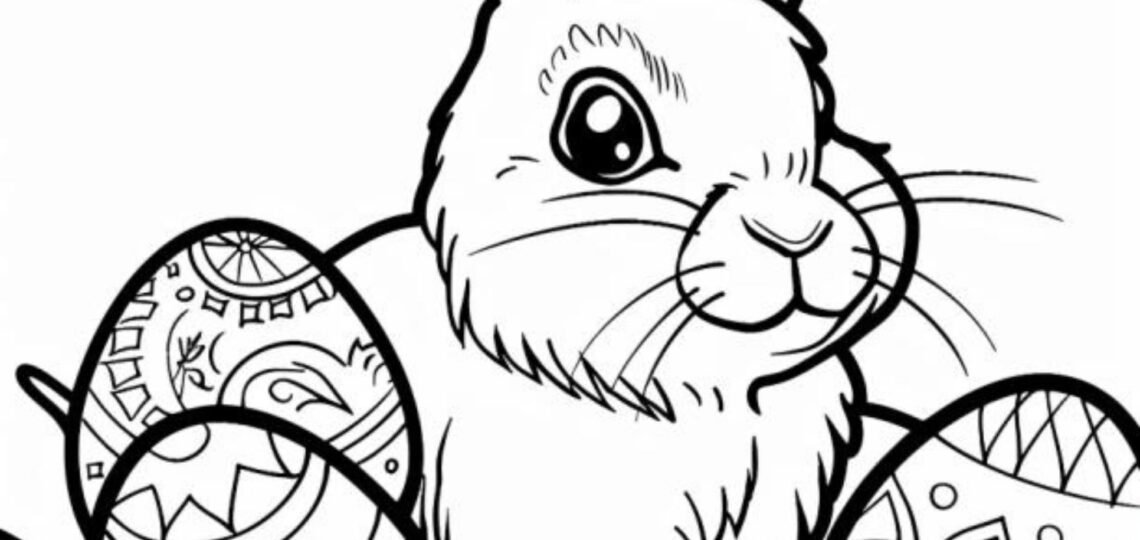 Hop To It Free Printable Easter Bunny Coloring Pages Sew Cute Patterns