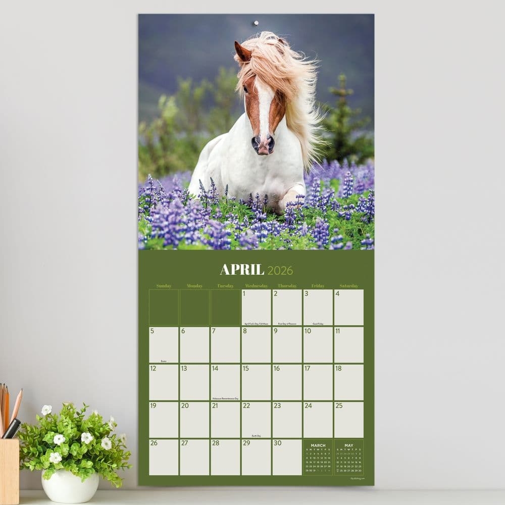 Horses 2026 Wall Calendar Calendars