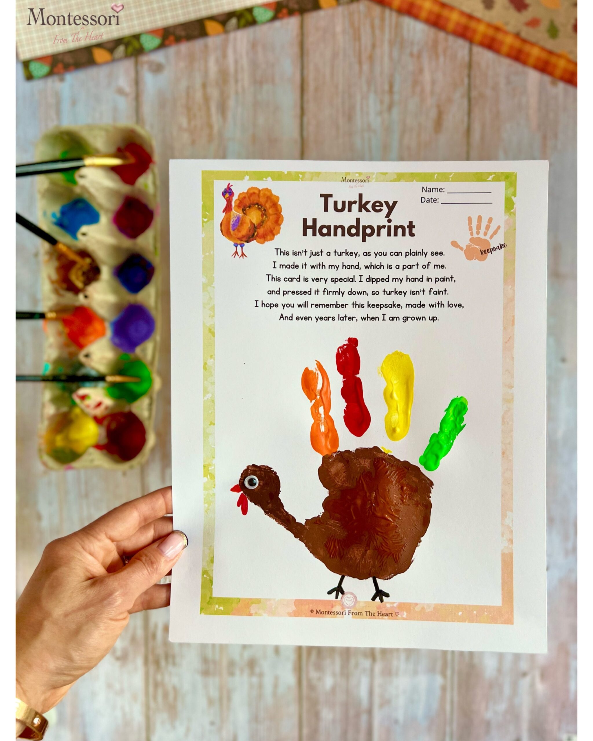 Free Turkey Template Printable