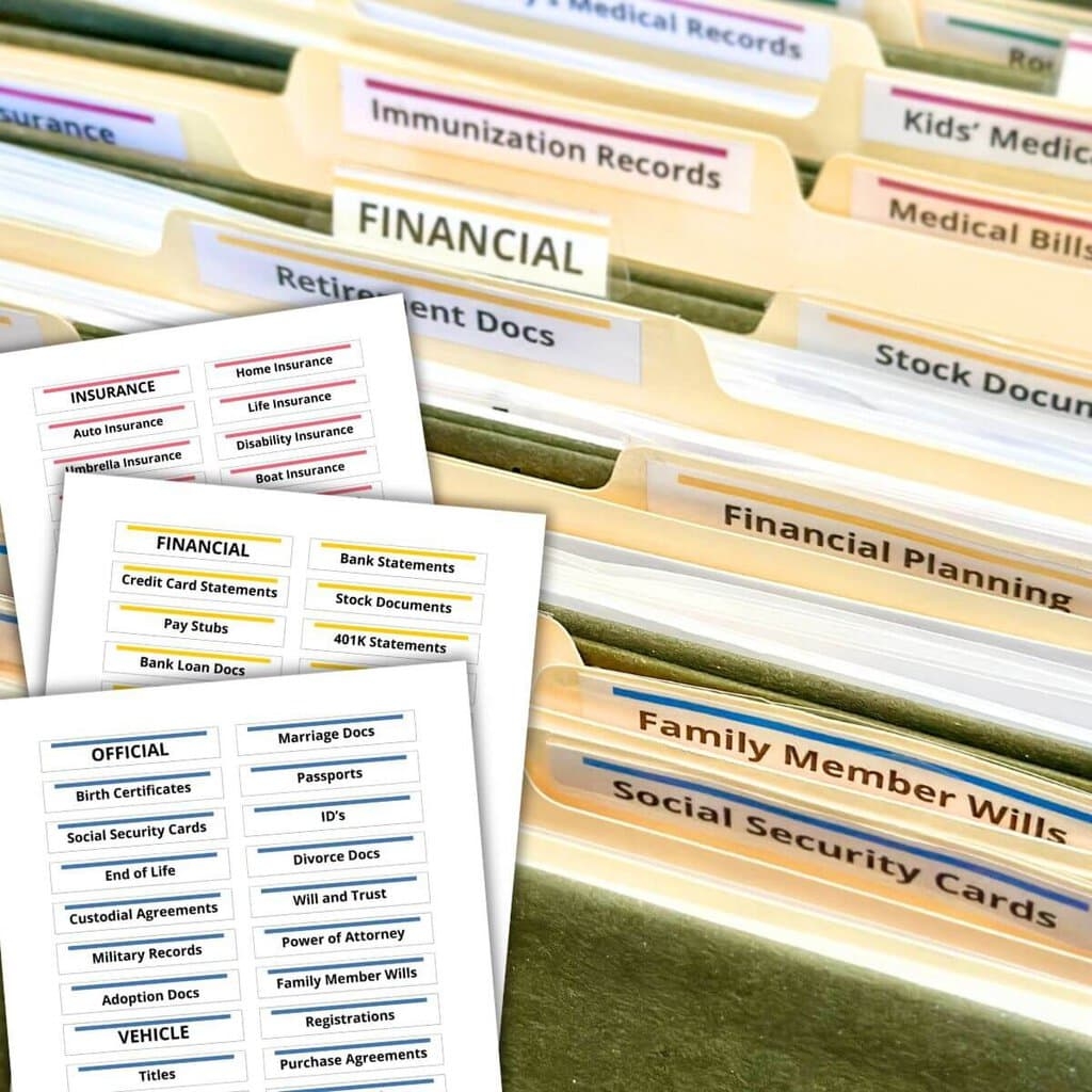 How To Make Your Own File Folder Labels FREE Template  How To Make Your Own File Folder Labels FREE Template