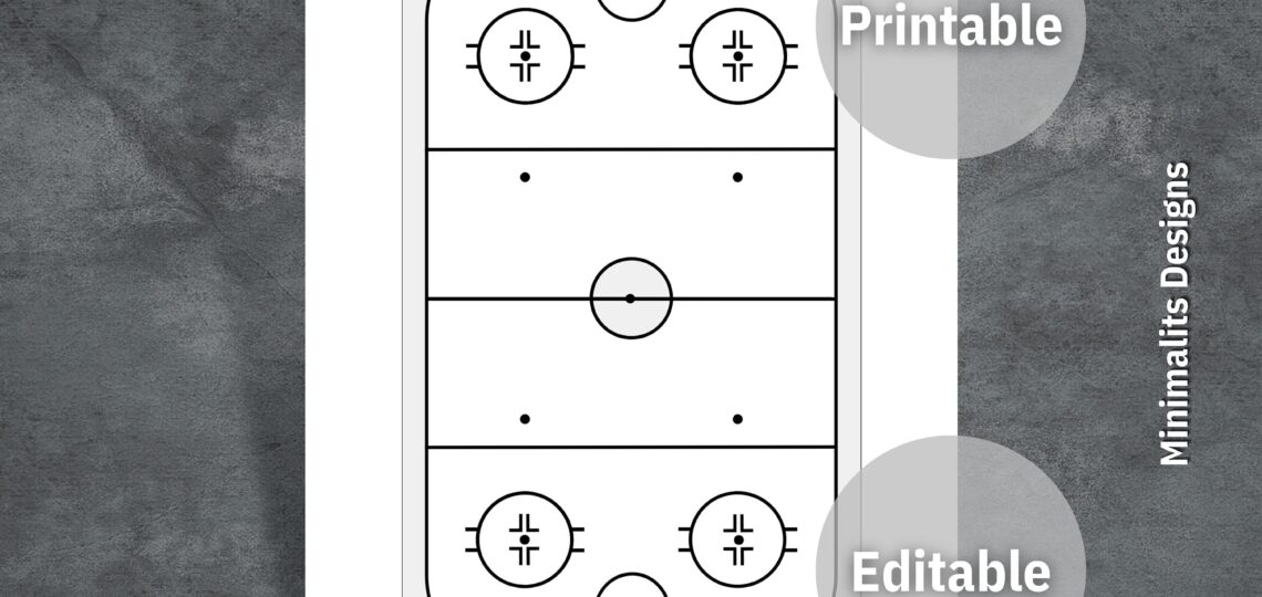 Ice Hockey Playbook Template Printable Blank Ice Hockey Rink Canva Template Ice Hockey Practice Plan Editable Ice Hockey Playbook Etsy Ireland