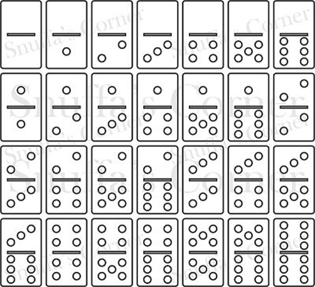 Free Domino Template Printable