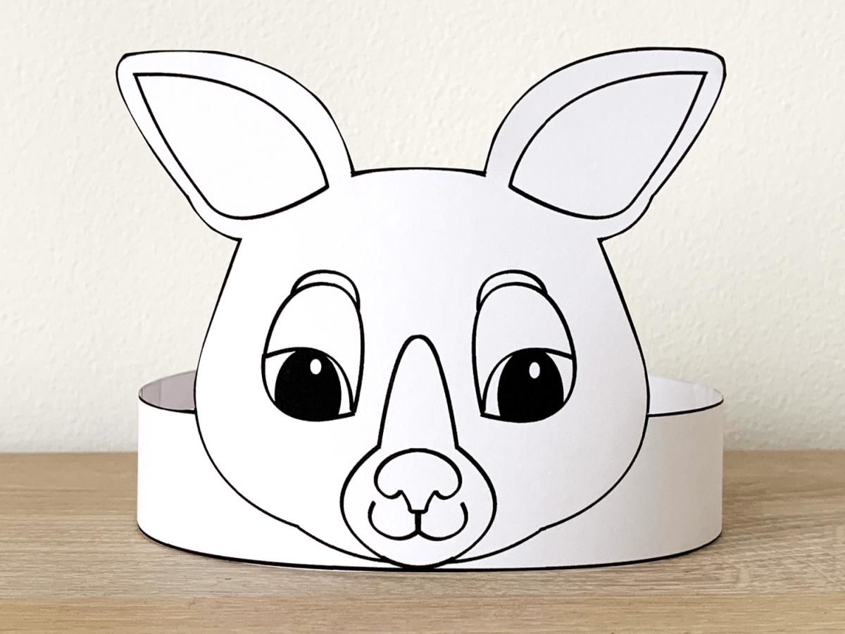 Kangaroo Template Printable Free Kangaroo Template Printable Free