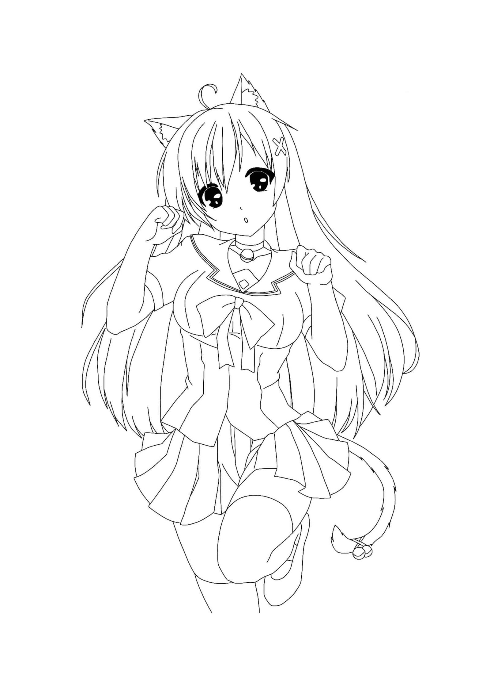 Kawaii Anime Coloring Pages 6 Free Printable Coloring Sheets 2021  Kawaii Anime Coloring Pages 6 Free Printable Coloring Sheets 2021