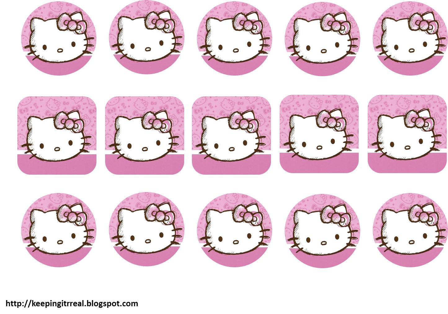 Keeping It Real Hello Kitty Party Pack Free Printables