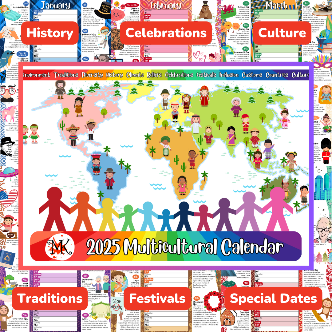 Kick Off 2025 With Minding Kids NEW Multicultural Calendar MindingKids Kick Off 2025 With Minding Kids NEW Multicultural Calendar MindingKids