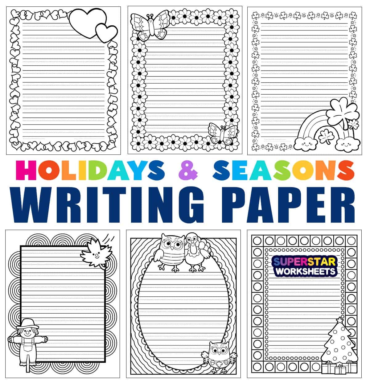 Kindergarten Writing Paper Superstar Worksheets Kindergarten Writing Paper Superstar Worksheets