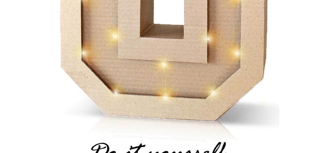 Large Light Up Numbers TEMPLATES Reuse And Play