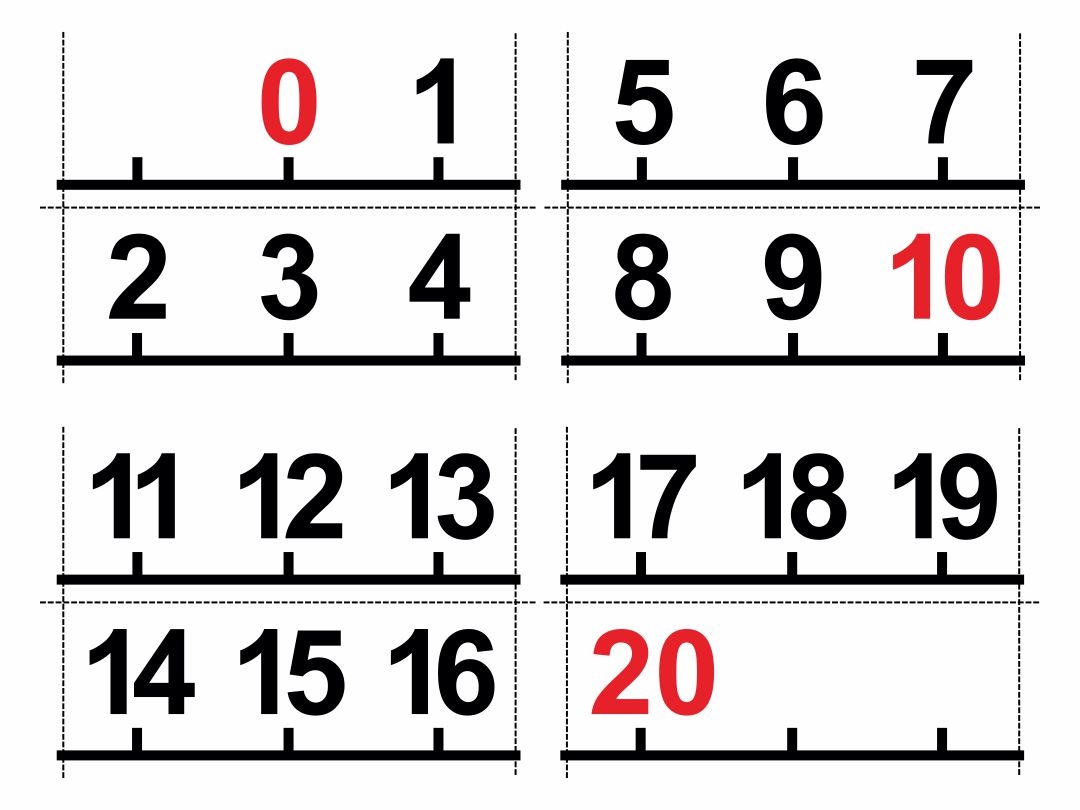 Large Number Line To 20 10 Free PDF Printables Printablee Worksheets Library