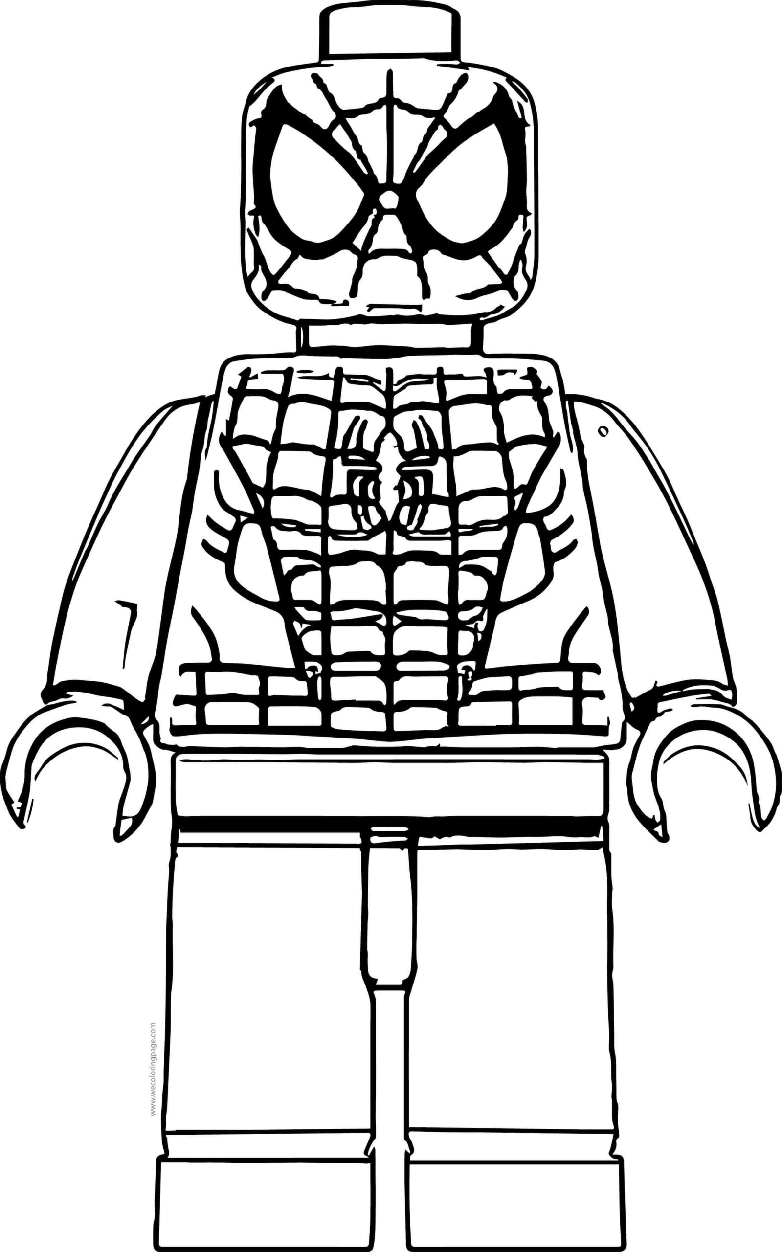 Lego Spiderman Coloring Pages Printable Coloring Pages FREE
