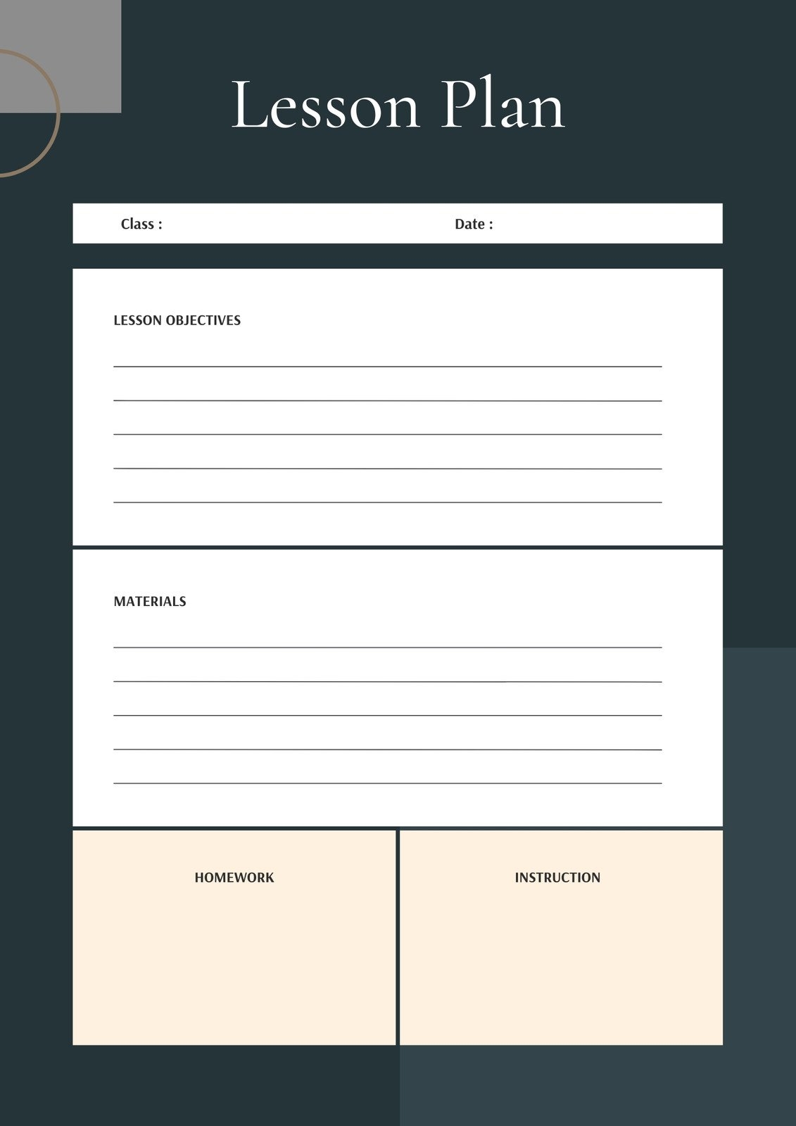 Lesson Plan Templates You Can Customize For Free Canva Lesson Plan Templates You Can Customize For Free Canva