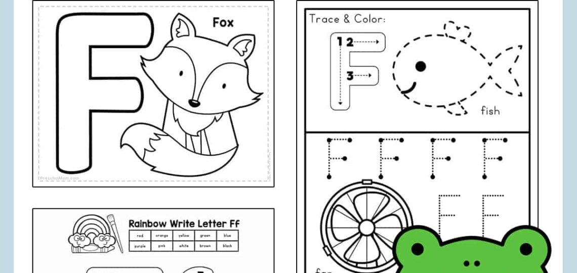 Letter F Preschool Printables Preschool Mom
