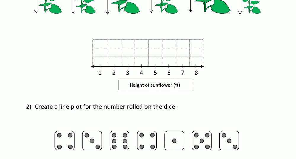 Line Plots 2nd Grade Worksheets