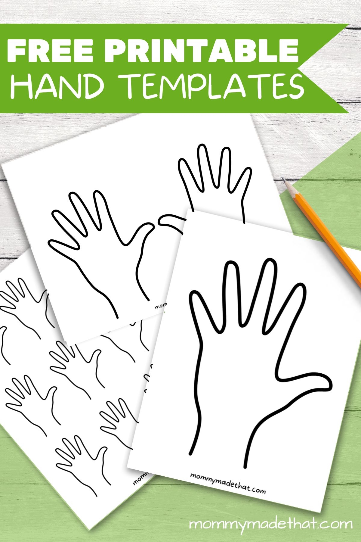 Lots Of Hand Outlines And Templates Free Printables  Lots Of Hand Outlines And Templates Free Printables