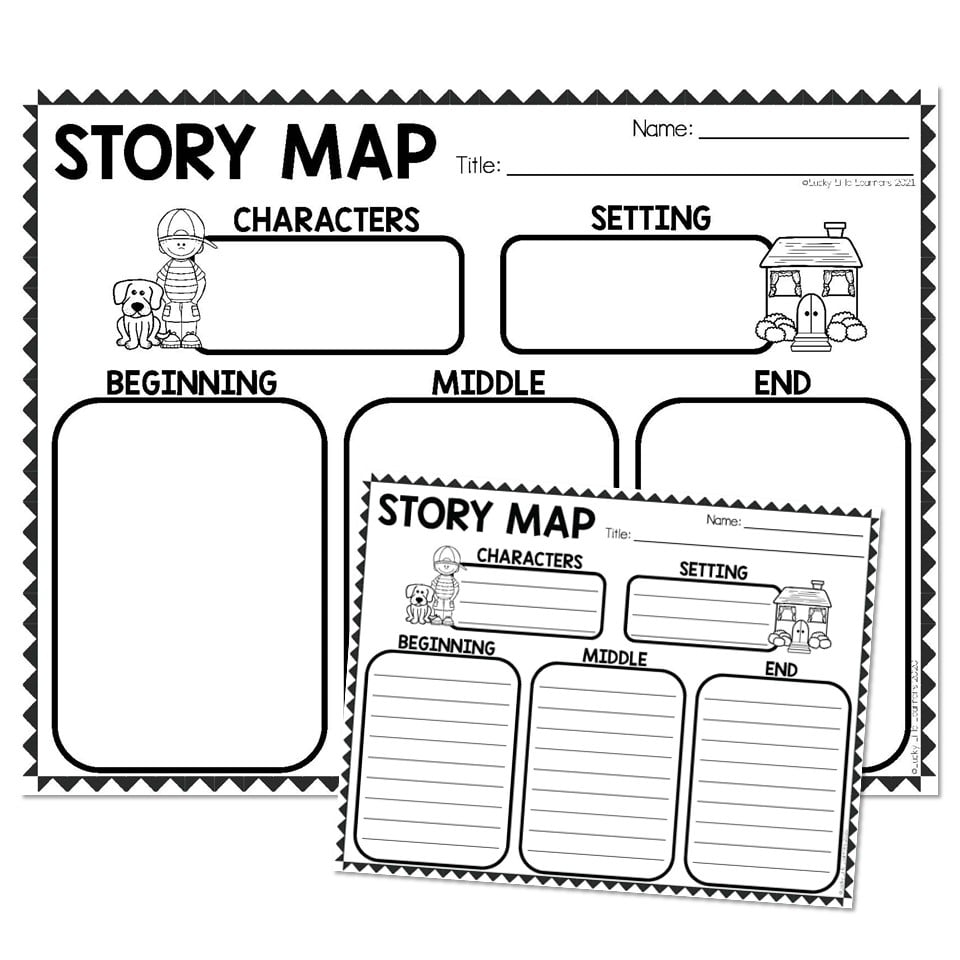 Lucky Little Toolkit Literacy Reading Graphic Organizers 