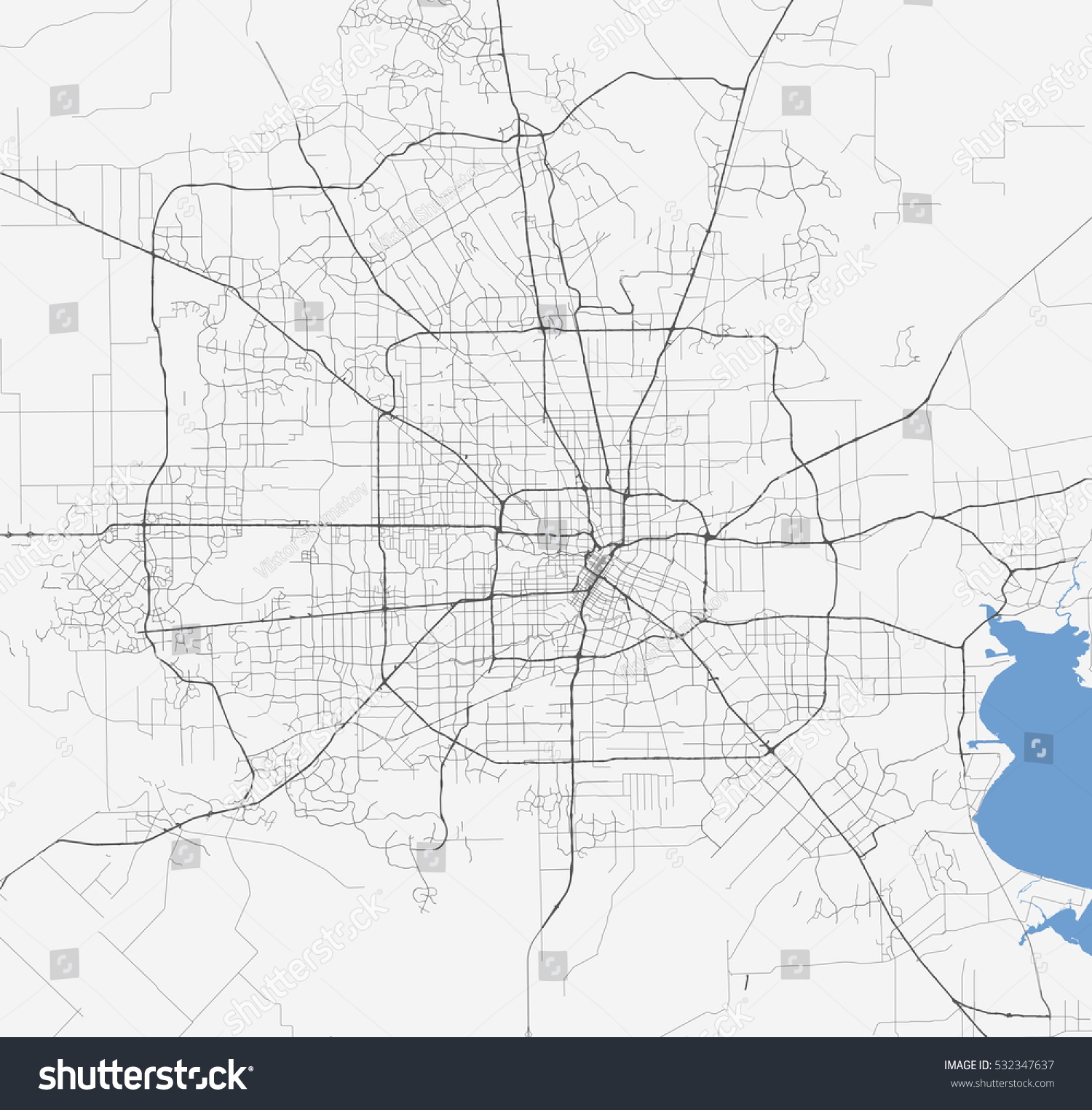 Map Houston City Texas Roads Stock Vector Royalty Free 532347637 Shutterstock Map Houston City Texas Roads Stock Vector Royalty Free 532347637 Shutterstock