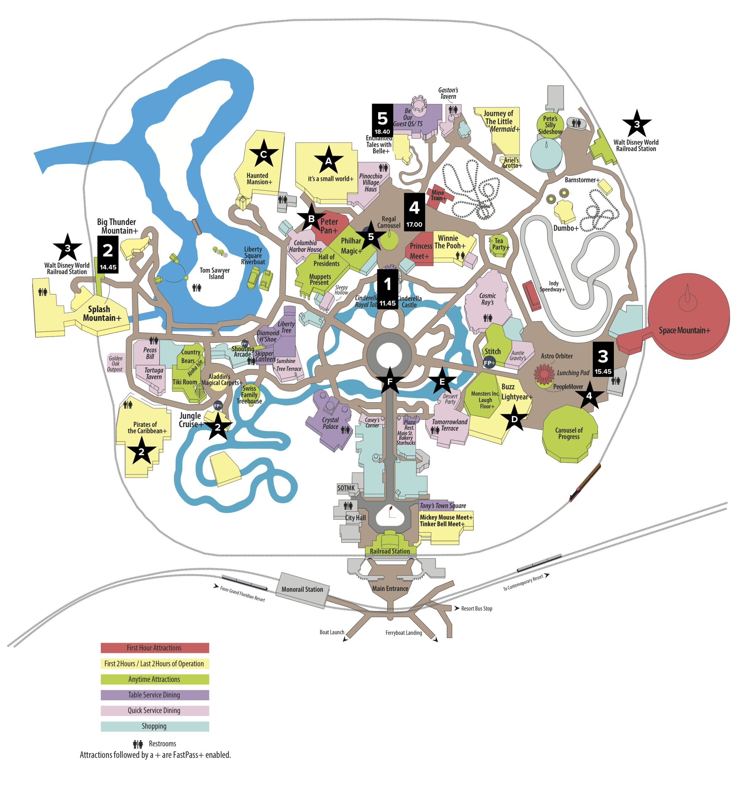 Mapping Out The Plan Walt Disney World TouringPlans Mapping Out The Plan Walt Disney World TouringPlans
