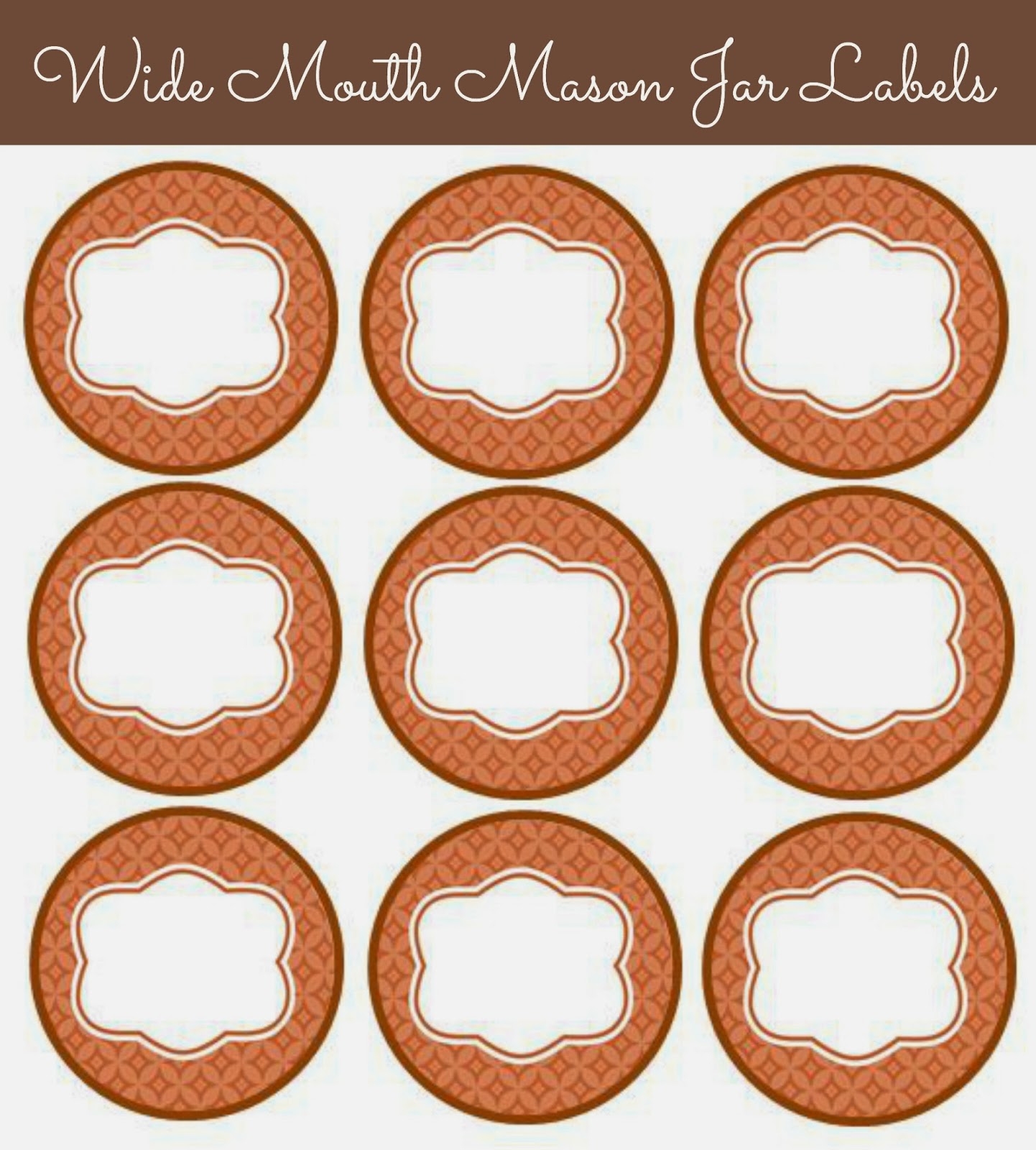 Free Printable Mason Jar Tags Template