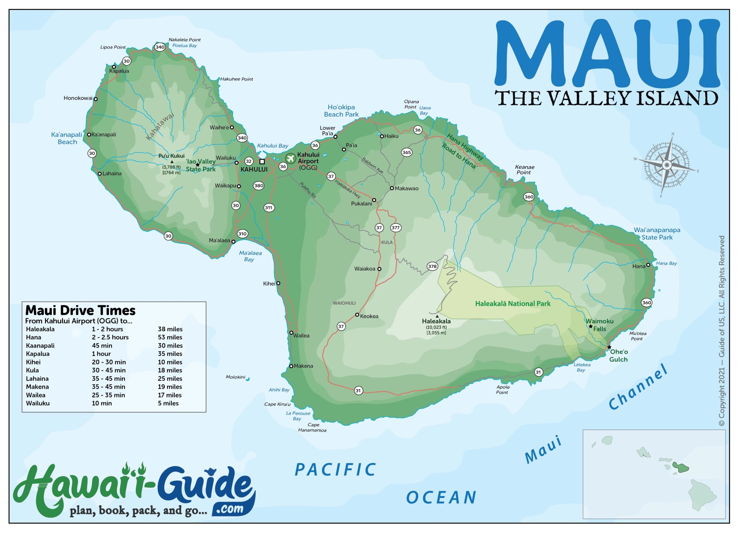 Maui Maps Updated Maui Road U0026 Travel Map Maui Maps Updated Maui Road U0026 Travel Map